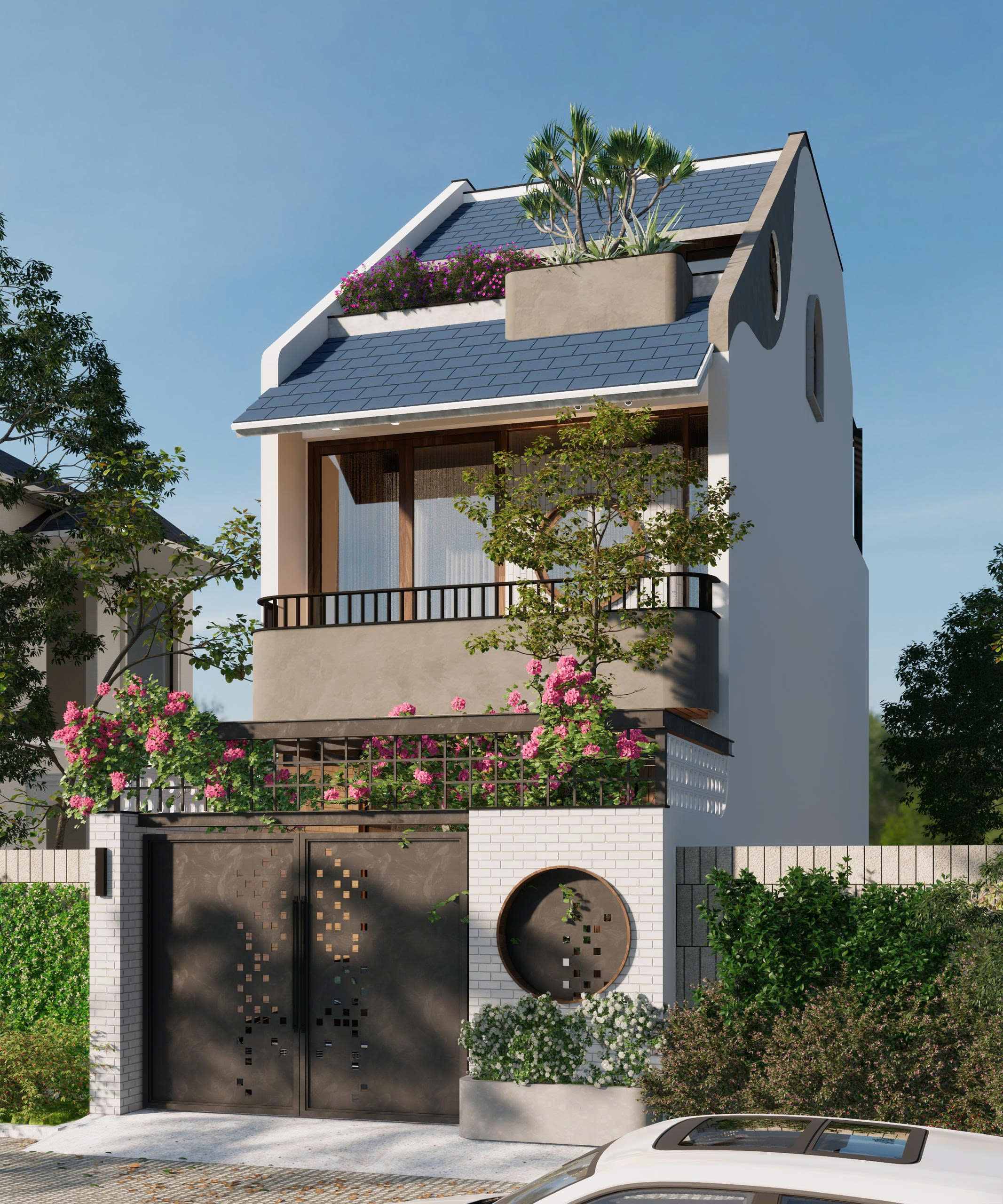 Ánh sáng ấm áp vật liệu tự nhiên tinh tế nhẹ nhàng