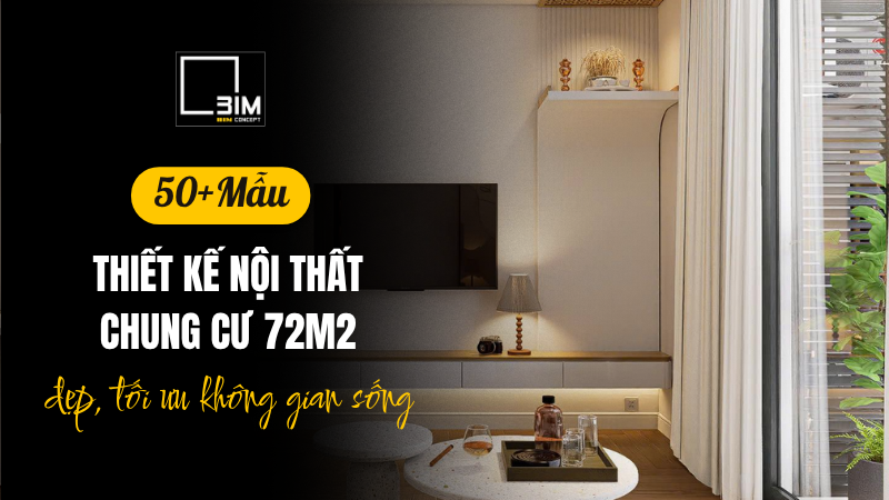 thiết kế nội thất chung cư 72m2