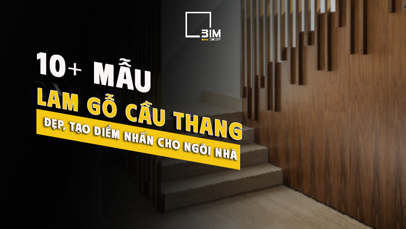Lam gỗ cầu thang