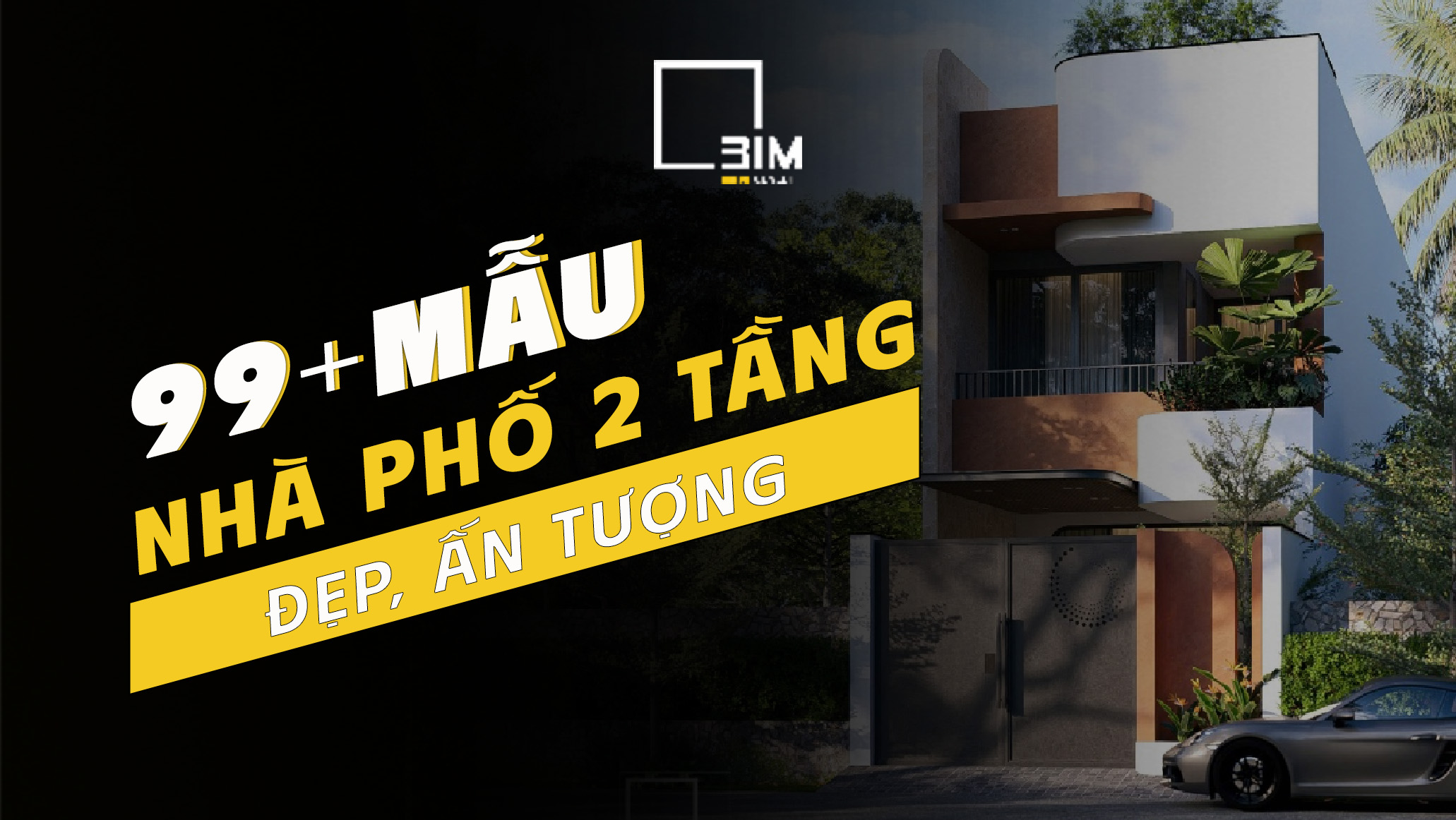 nhà phố 2 tầng