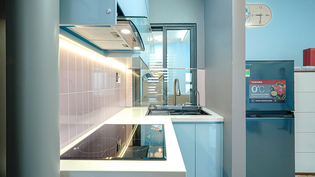 Xanh ngọc giúp căn bếp luôn tươi mới