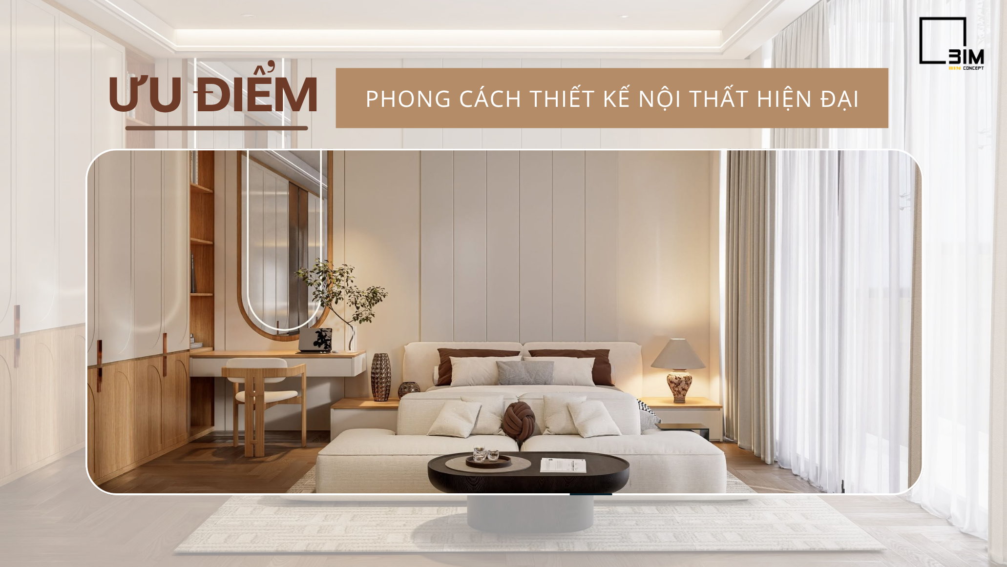 Ưu điểm của phong cách thiết kế nội thất hiện đại