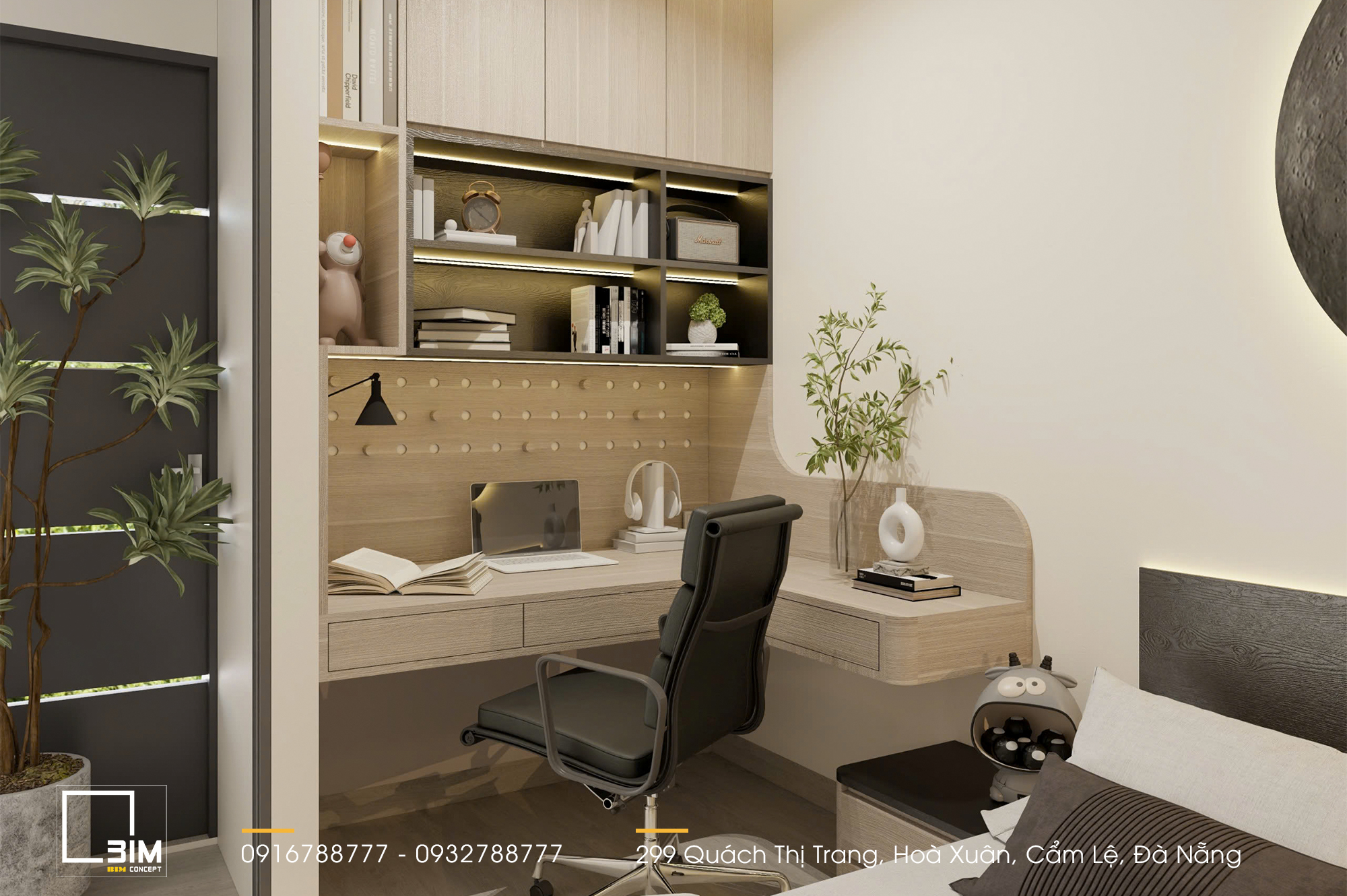 Nội thất được bố trí khoa học nhưng vẫn giữ được vẻ đẹp thanh lịch và hiện đại.