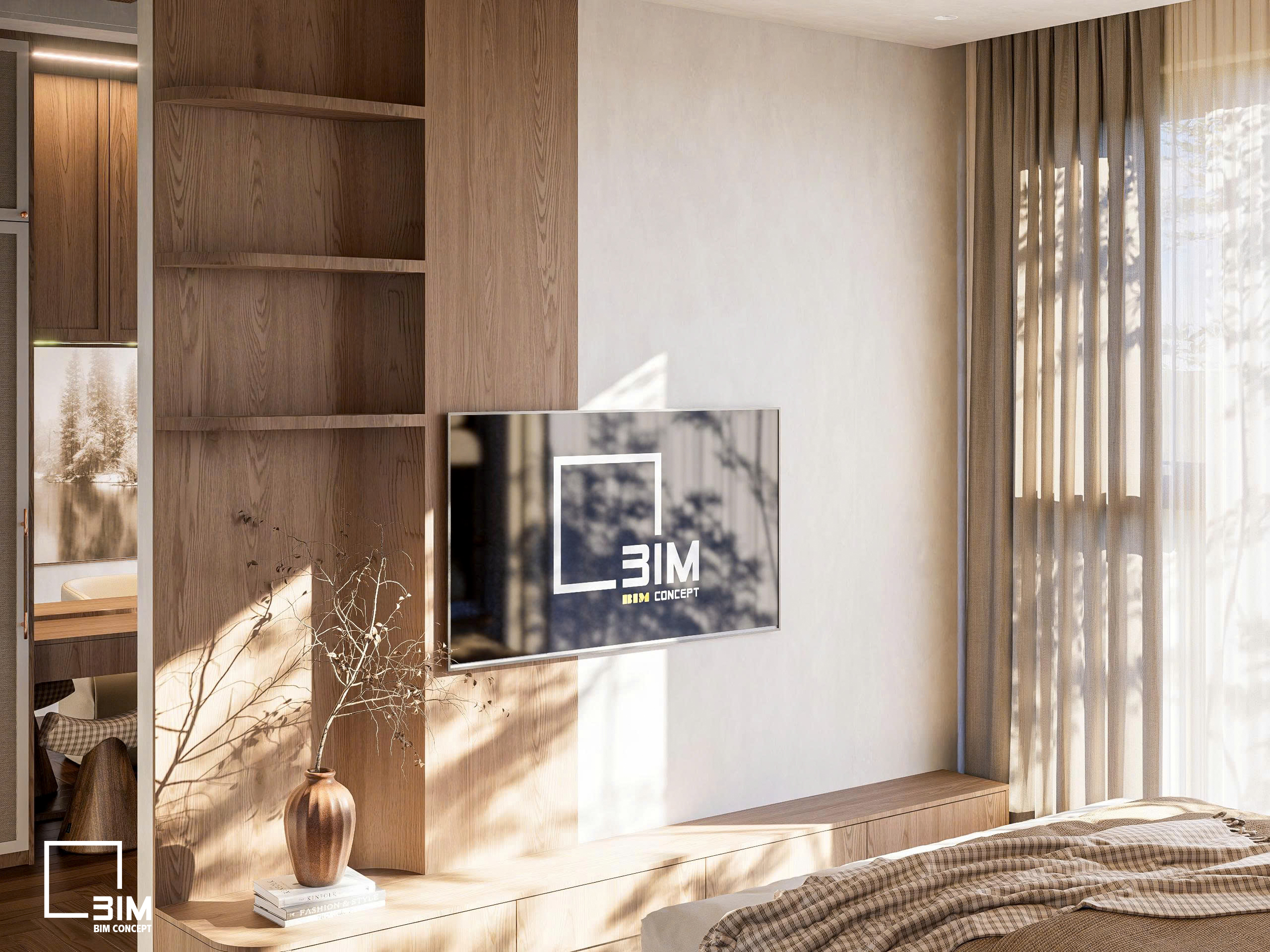 Nội thất trong phong cách Wabi Sabi thường được thiết kế tối giản