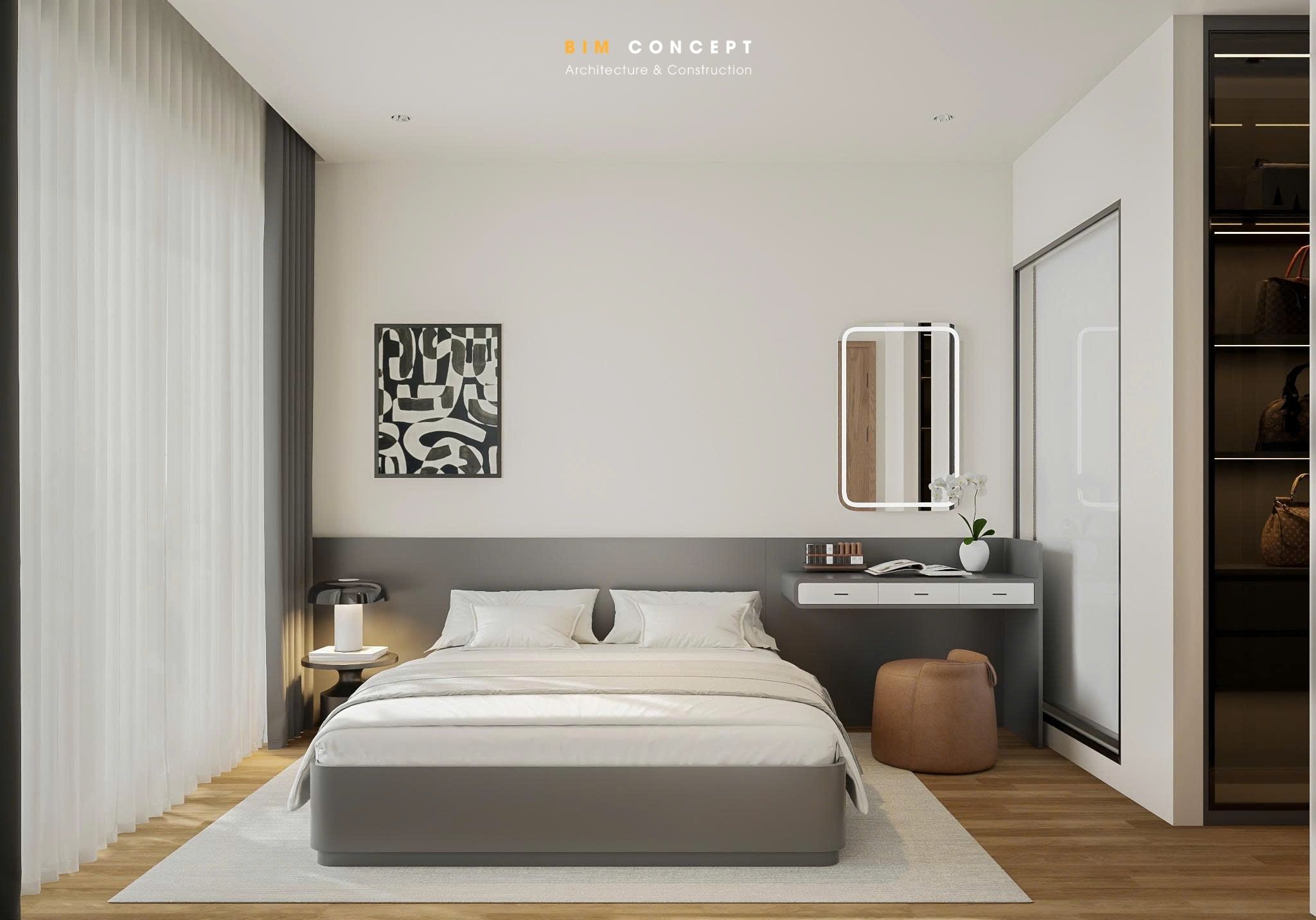 Thiết kế nội thất phòng ngủ 02 trong căn hộ Vista