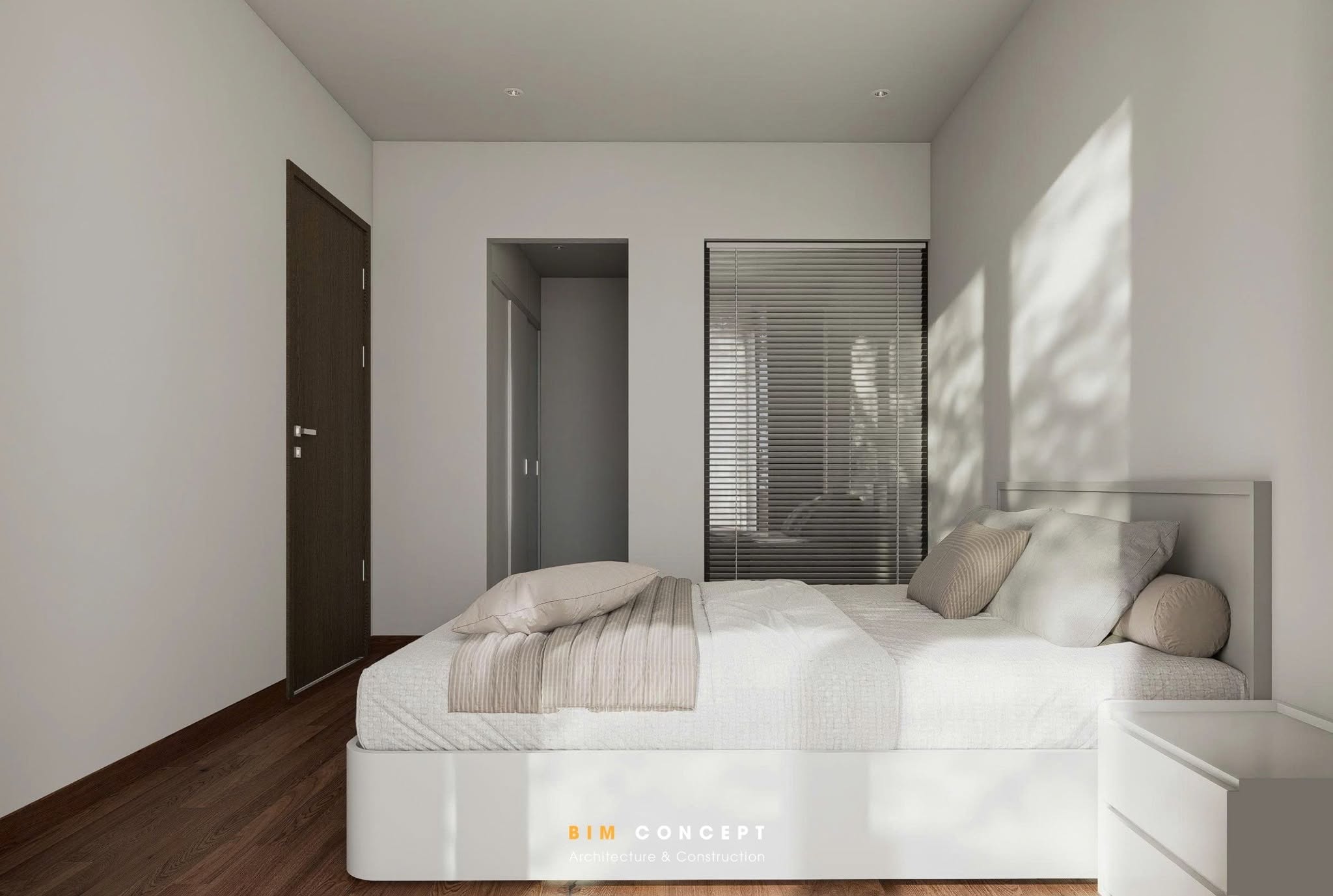 Thi công nội thất phòng ngủ 02 căn hộ Vista 1703