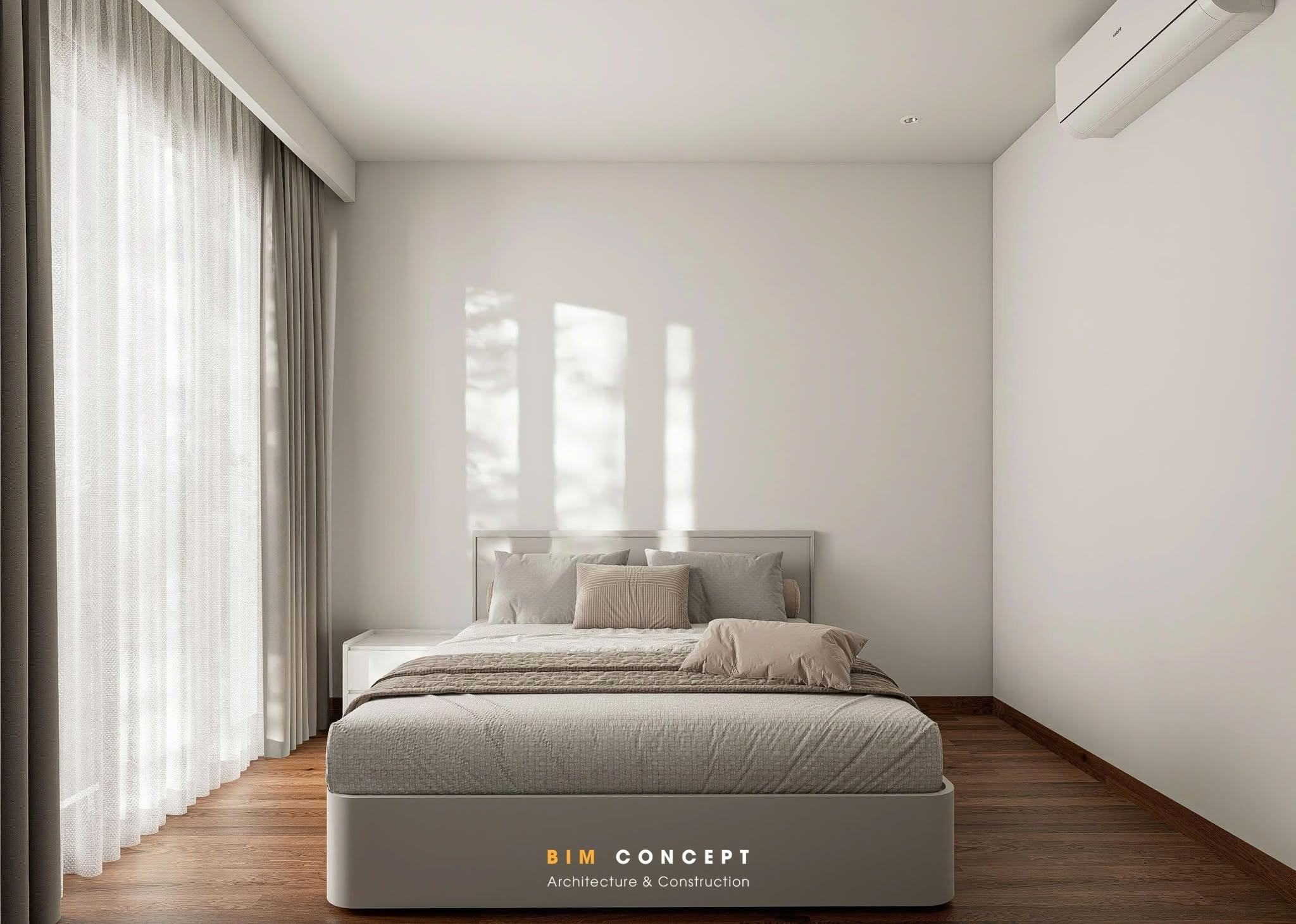 Phòng ngủ 02 căn hộ Vista 1703 hướng đến cảm giác nhẹ nhàng và thư giãn ngay từ ánh nhìn đầu tiên