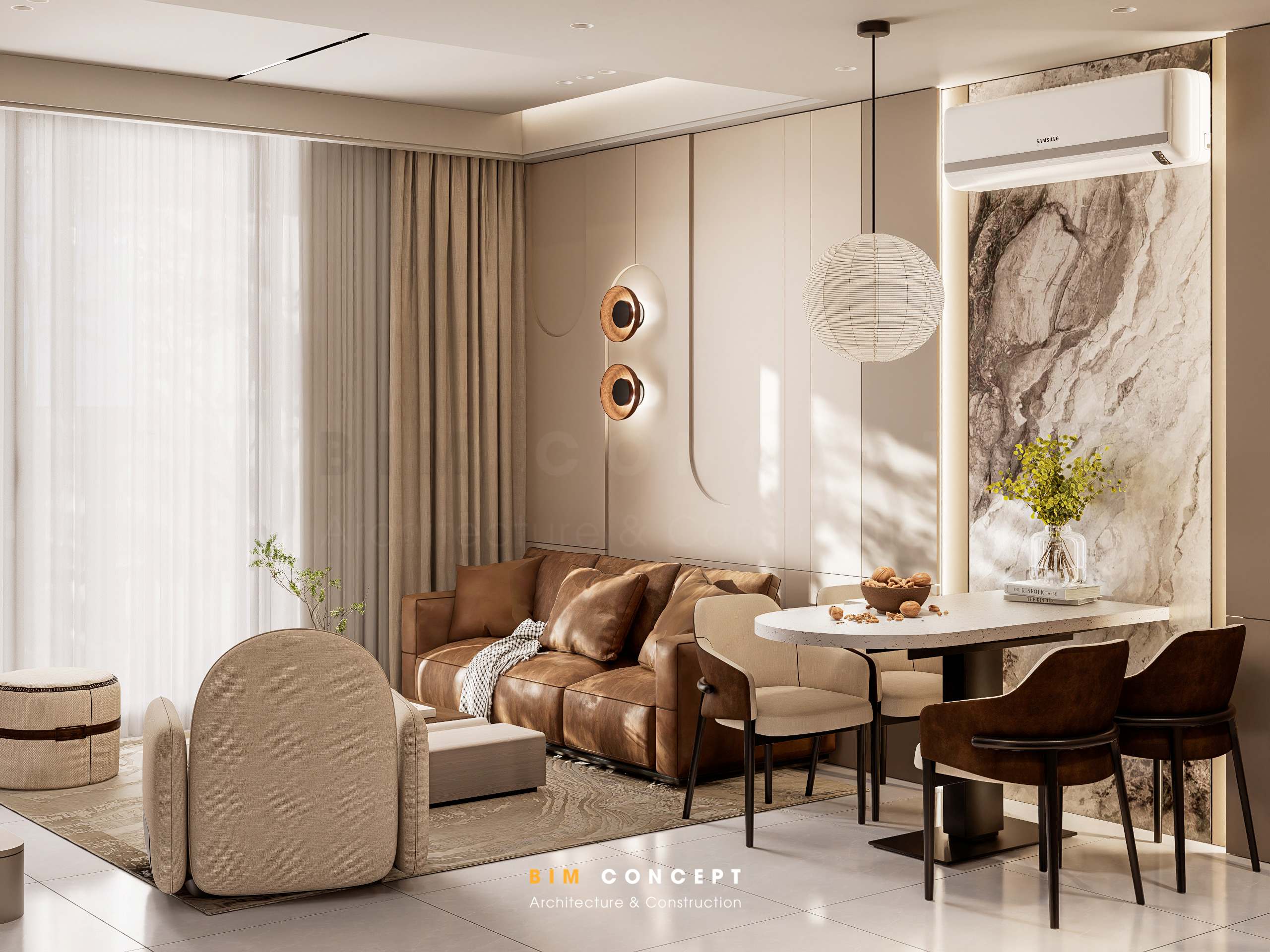 Tổng quan căn hộ 51m2 P21208