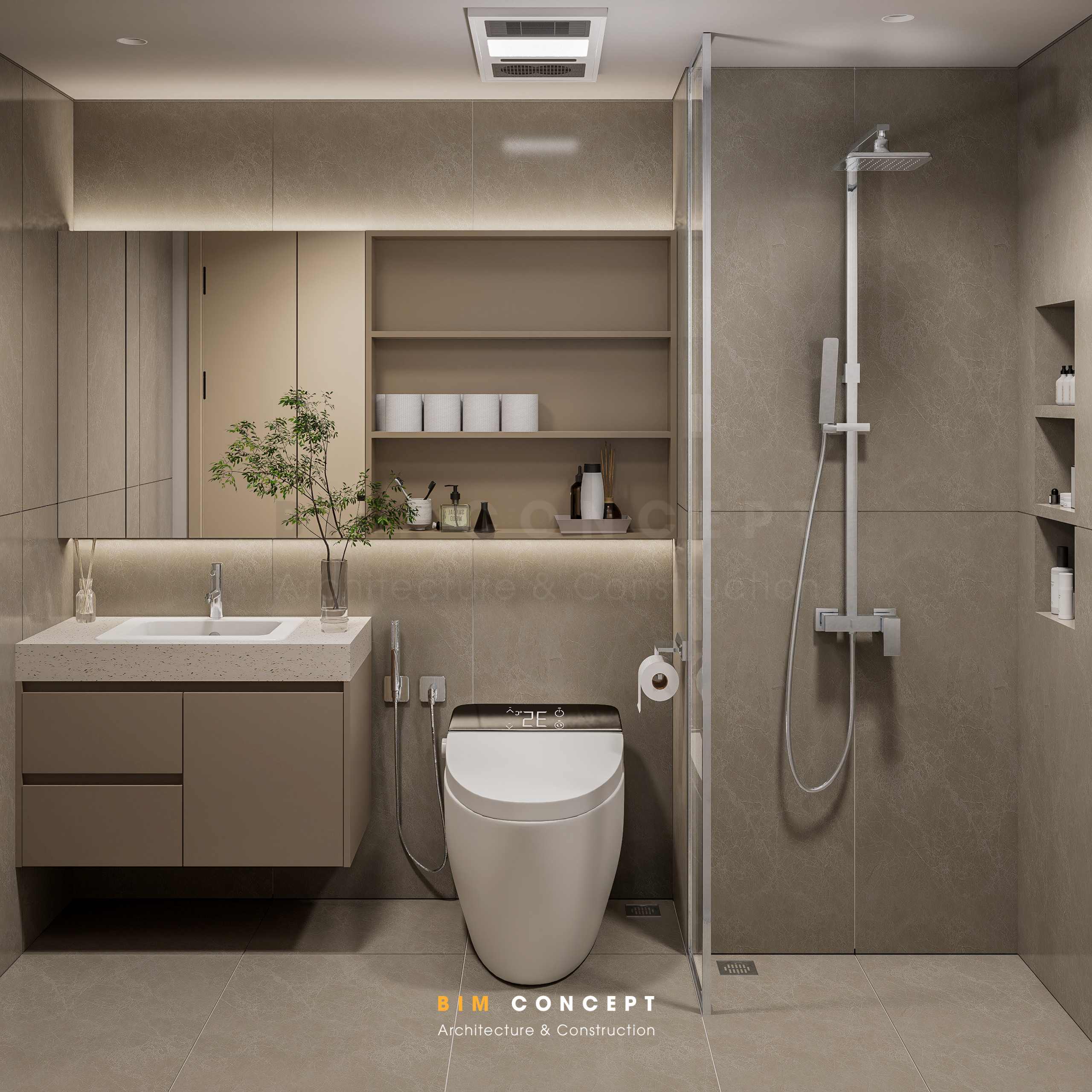 Nội thất phòng vệ sinh hiện đại