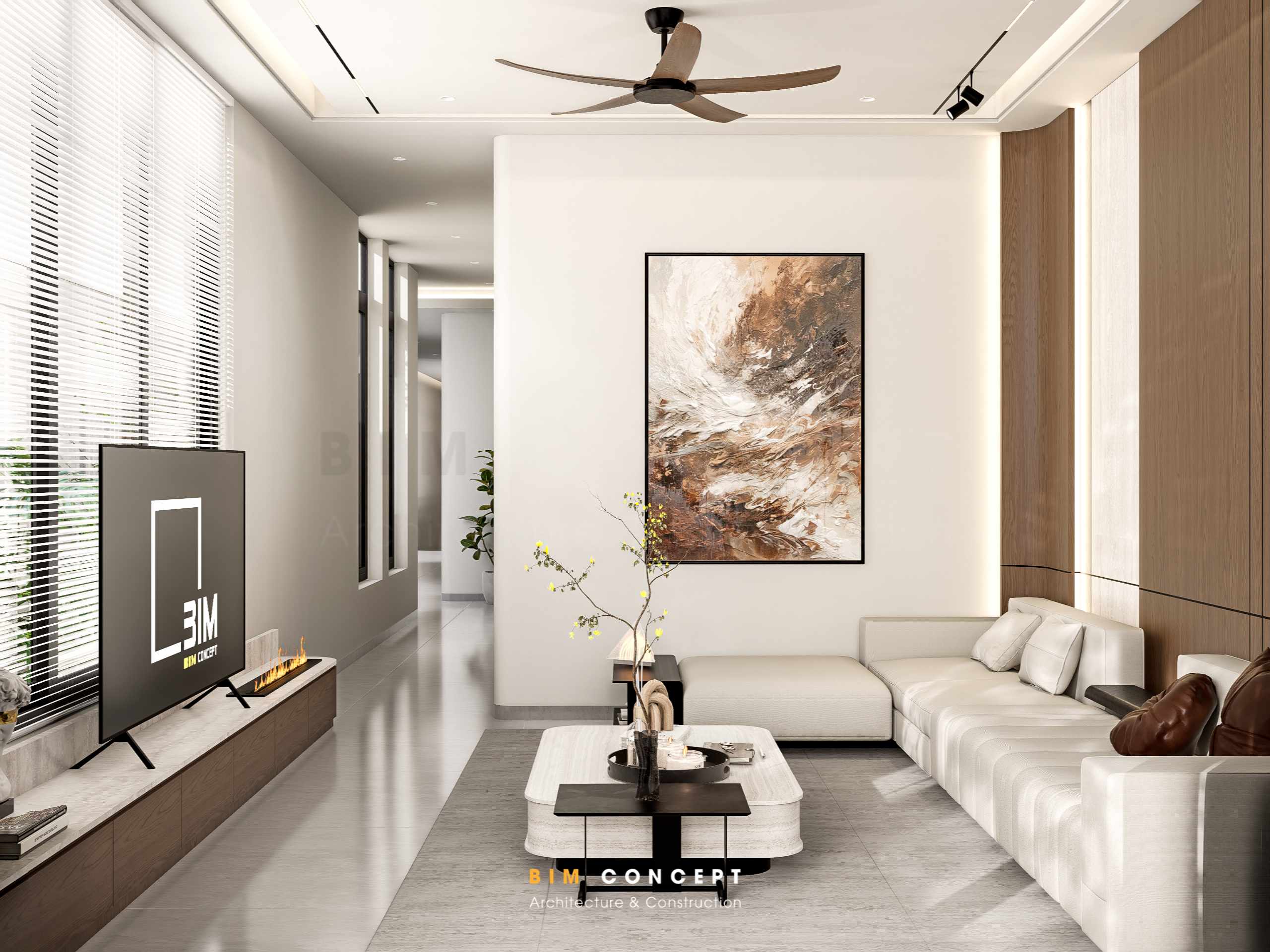 Không thể thiếu các món đồ decor để không gian thêm ấn tượng