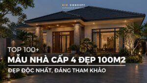 Nhà cấp 4 đẹp 100m2